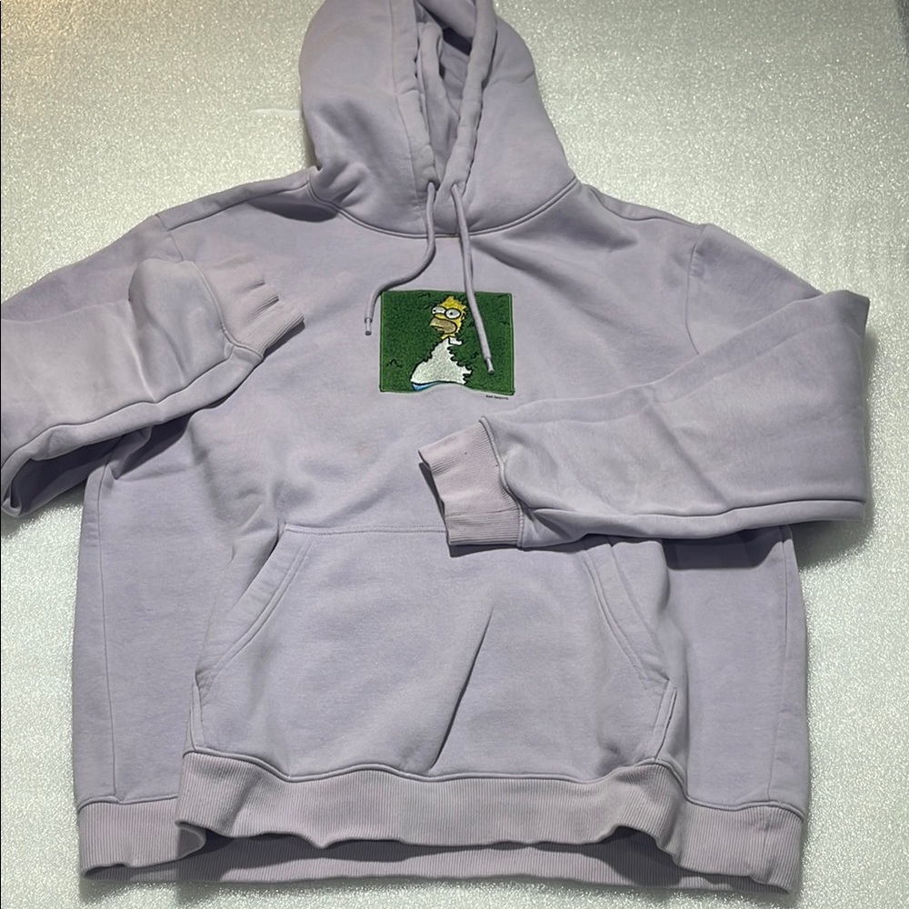 H&M Simpsons Collab Purple Hoodie Size L